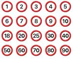 20 Stickdateien im Set kleine Jubiläums- oder Geburtstagszahlen für 4 x 6 cm Stickrahmen S395-00-03-set-01